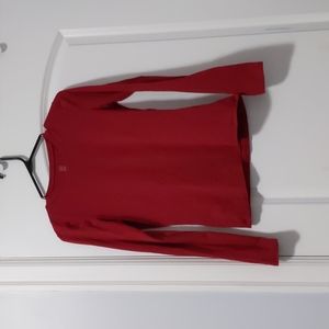 Gap Red Long Sleeve Shirt